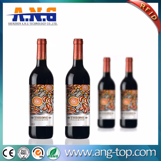 Etichetta per bicchiere di vino Hf RFID